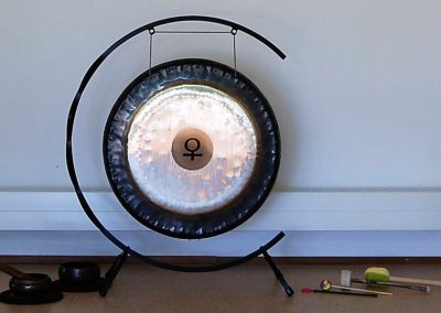 Vibratie van de gong